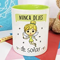 La Mente es Maravillosa - Taza con Frase y dibujo. Regalo original y gracioso (Nunca dejes de soñar) Taza Campanill